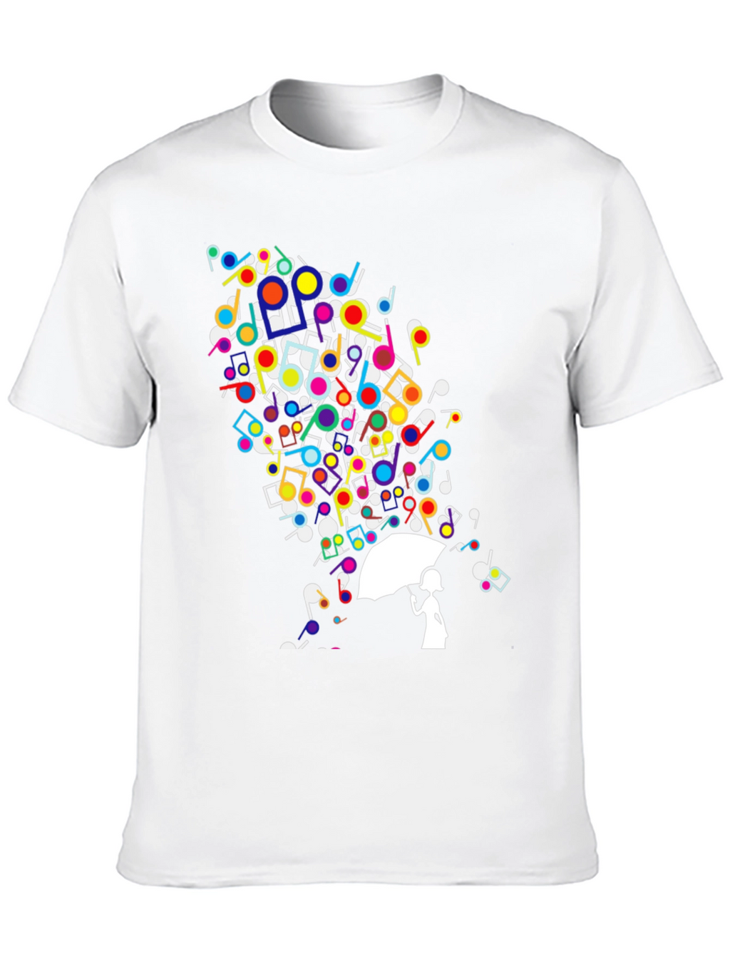 Music Notes Umbrella T-Shirt