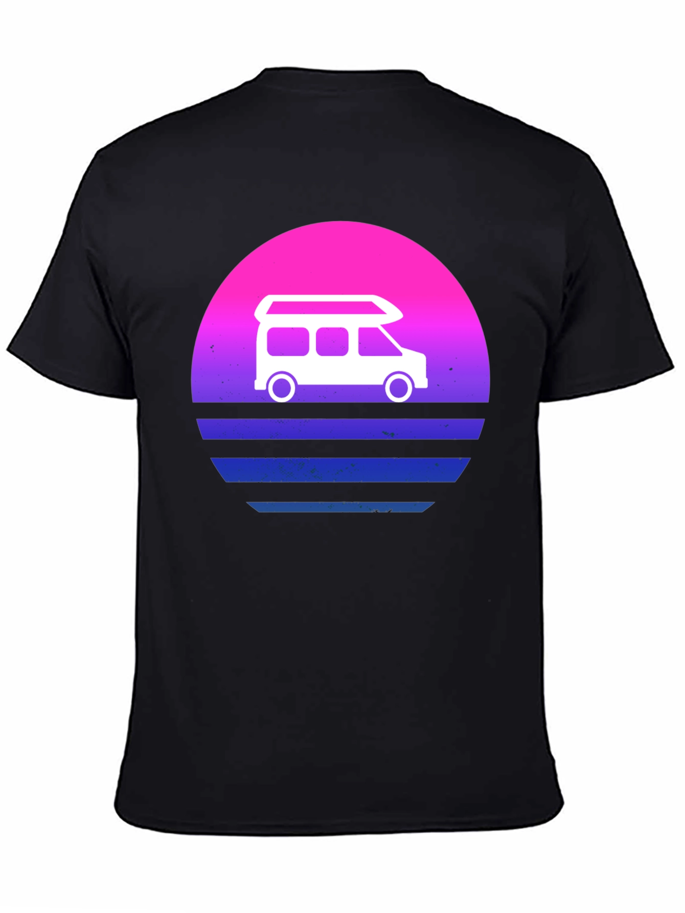Retro Van Sunset T-Shirt - Vintage Camper Tee