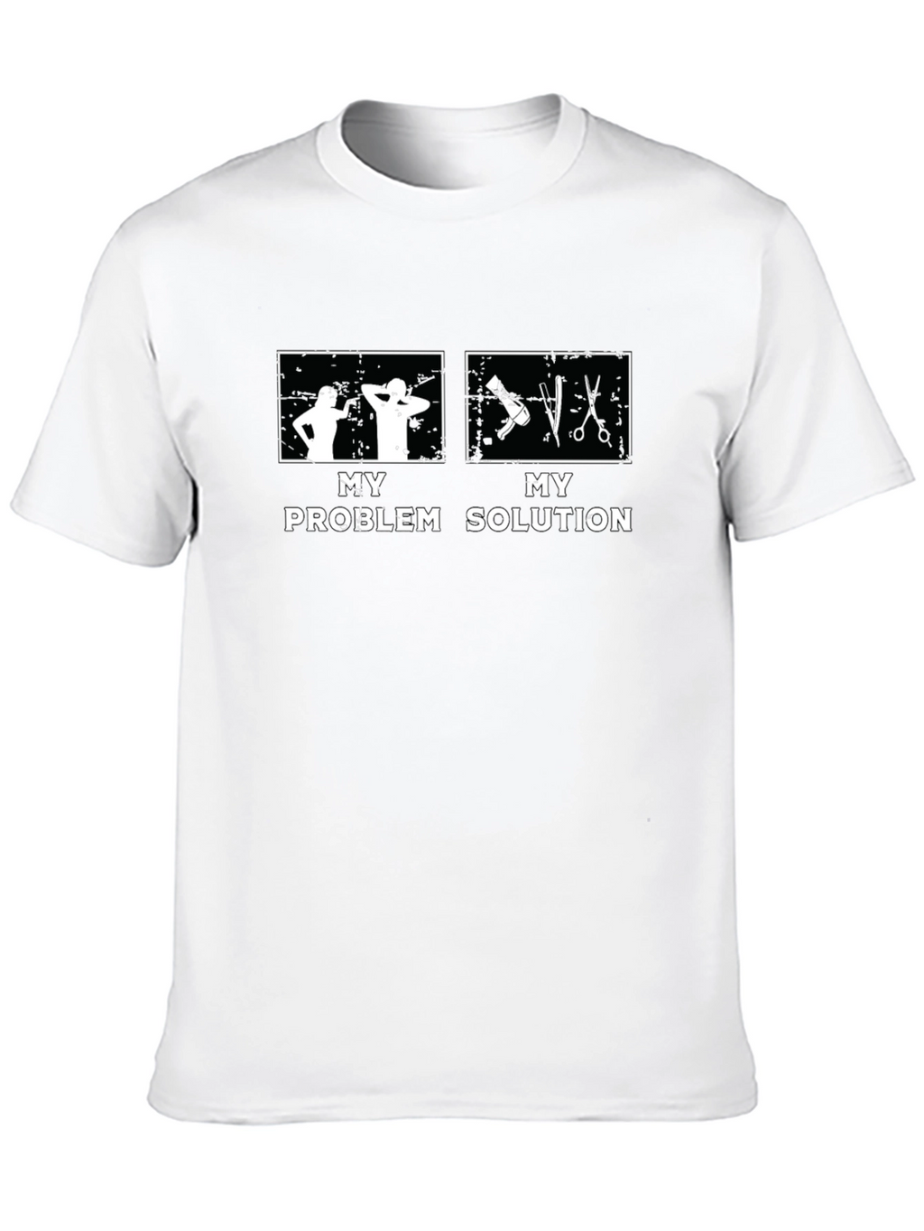 My Problem My Solution Barber T-Shirt