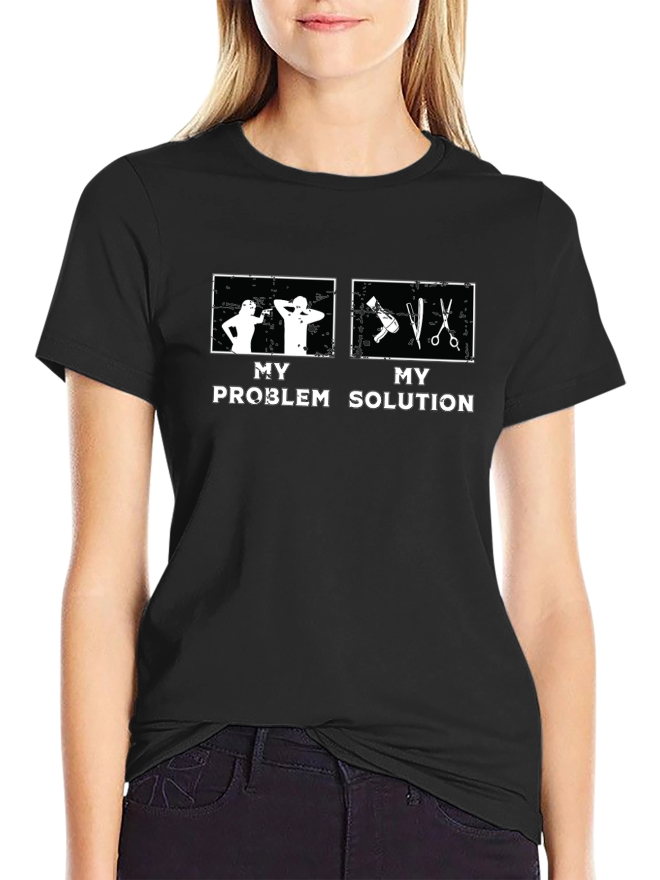 My Problem My Solution Barber T-Shirt