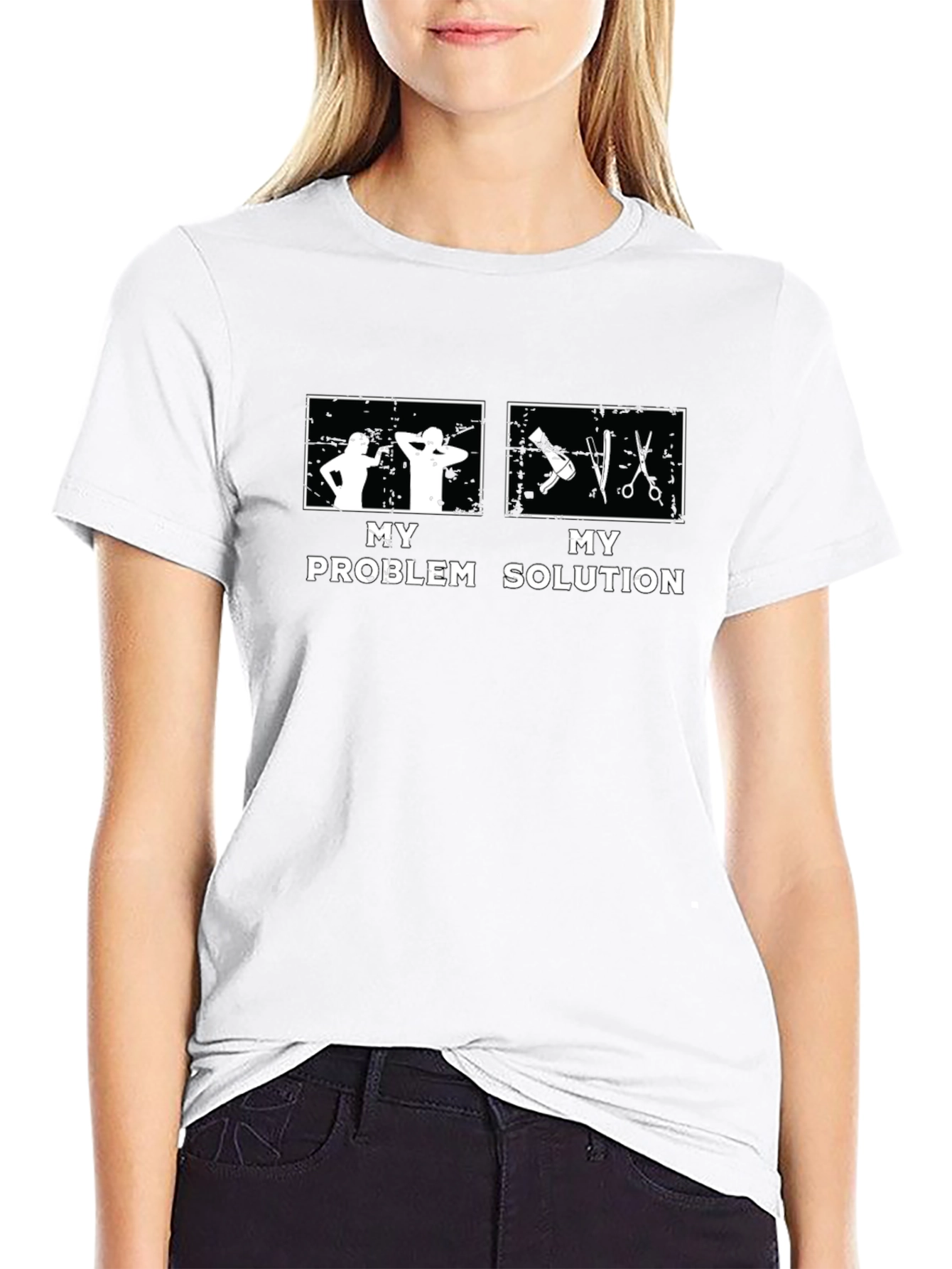 My Problem My Solution Barber T-Shirt