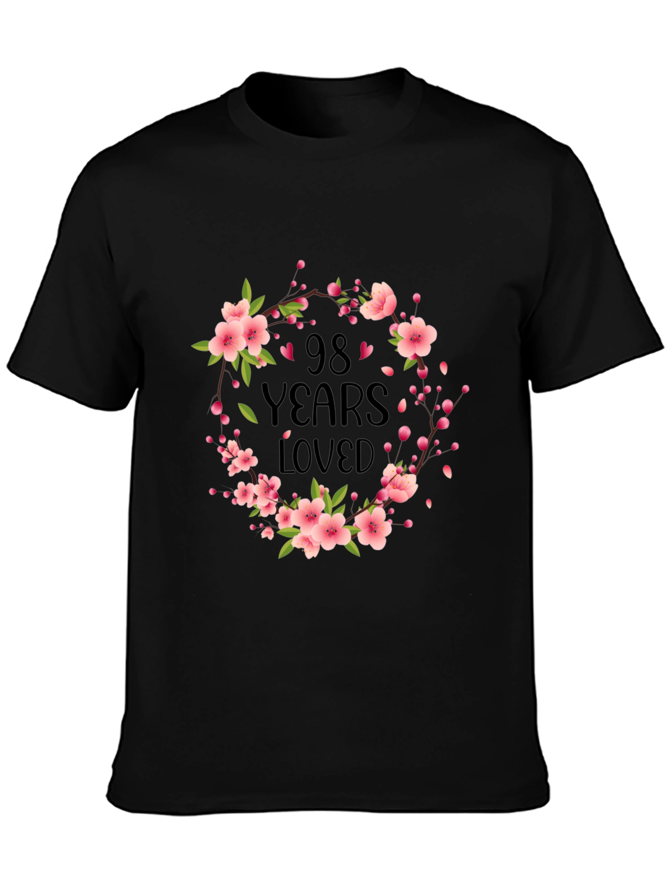 98 Years Loved Floral T-Shirt