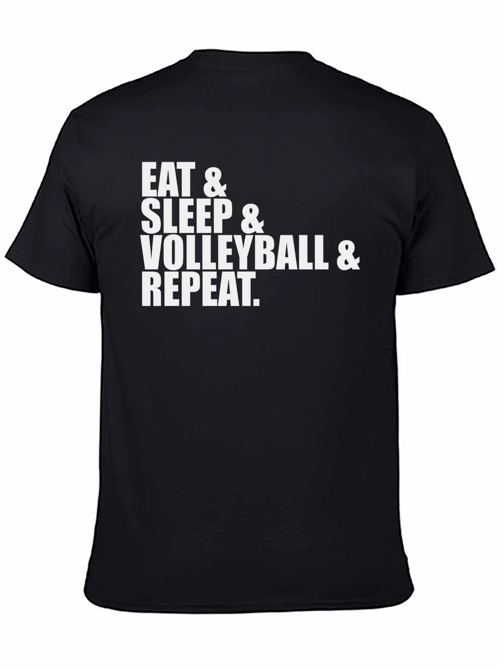 Eat Sleep Volleyball Repeat Graphic Tee