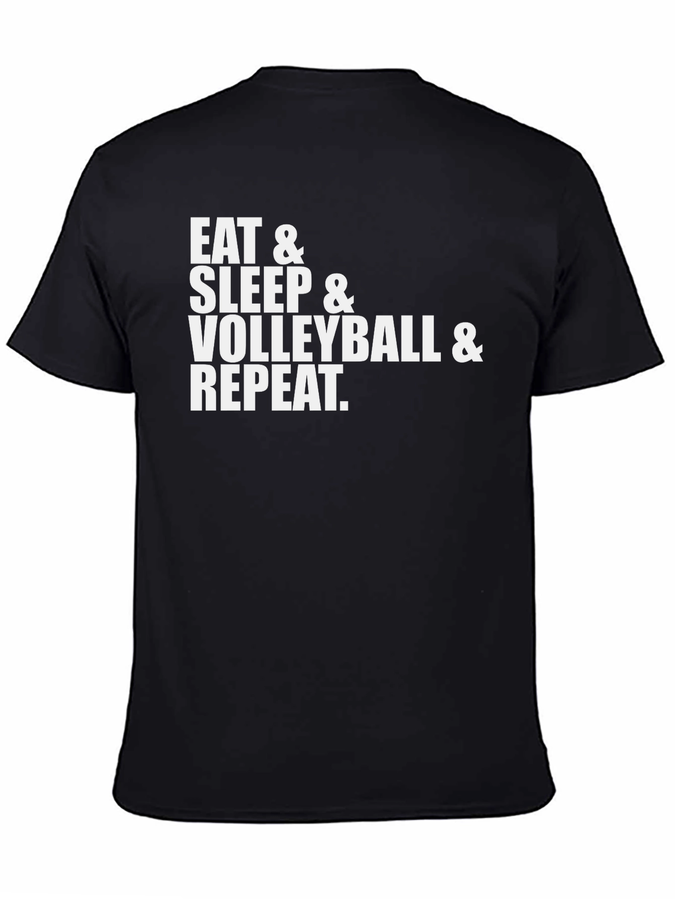Eat Sleep Volleyball Repeat Graphic Tee