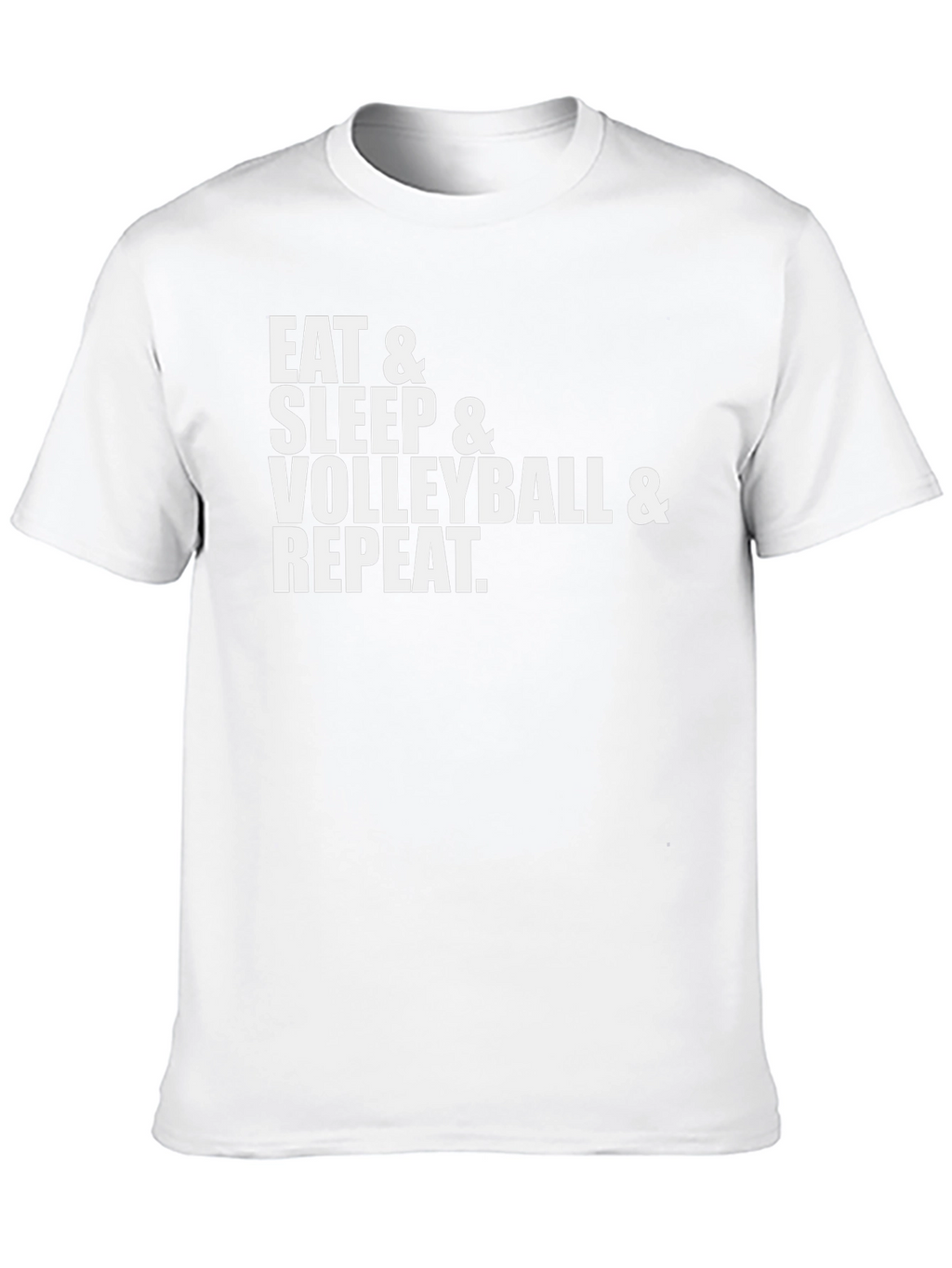 Eat Sleep Volleyball Repeat Graphic Tee