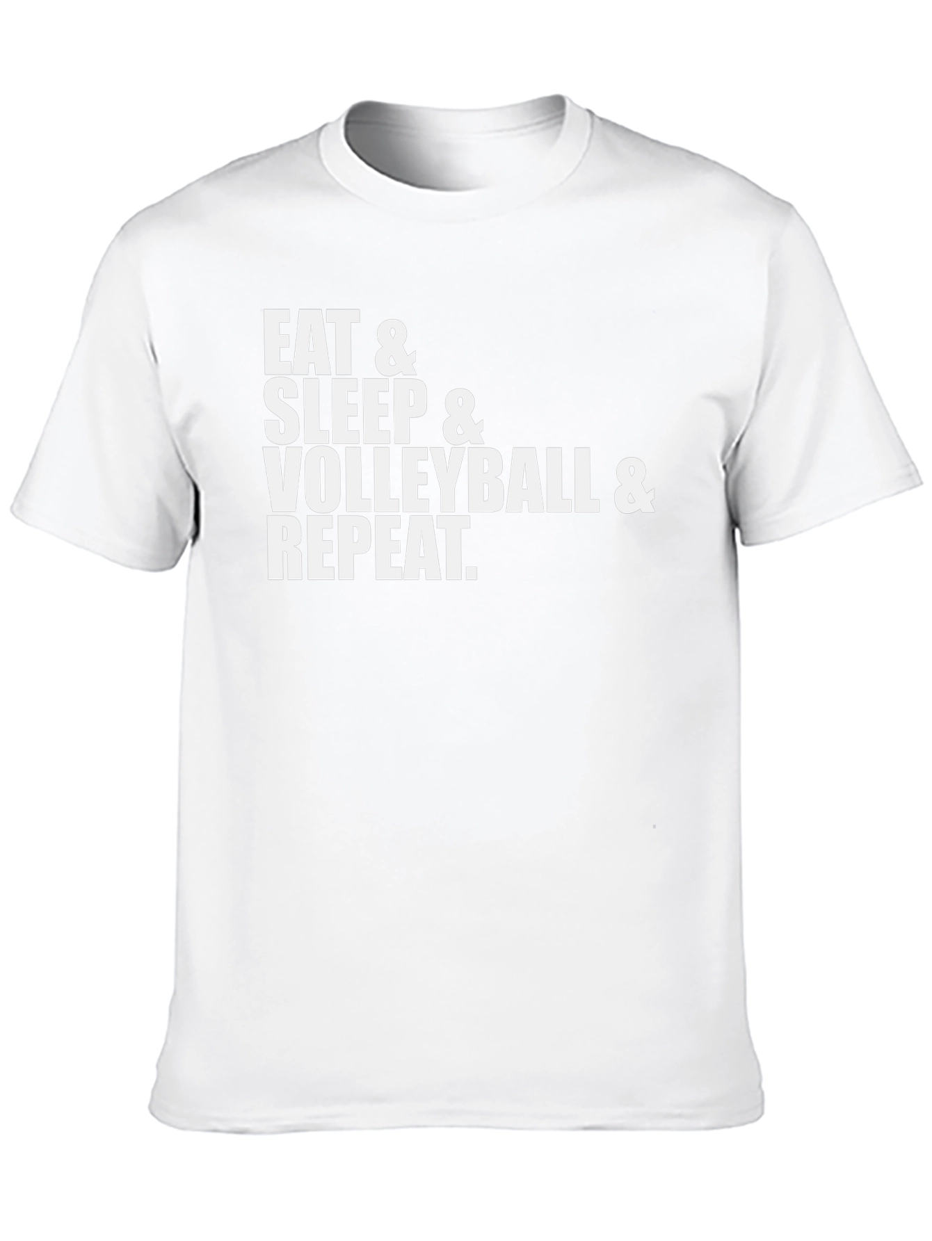 Eat Sleep Volleyball Repeat Graphic Tee