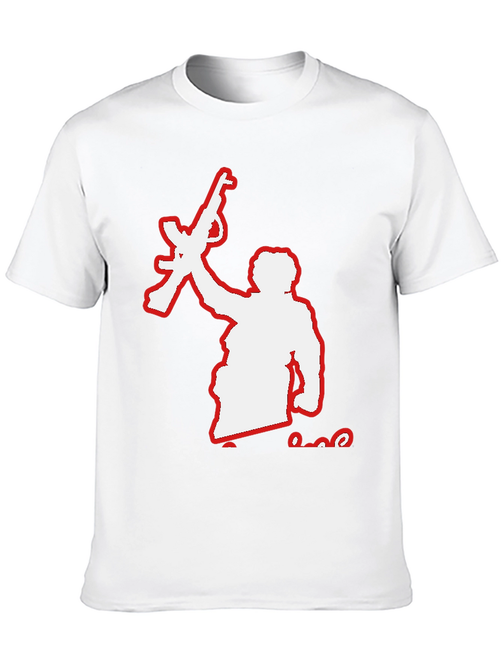 Rebel Silhouette Graphic Tee - Black