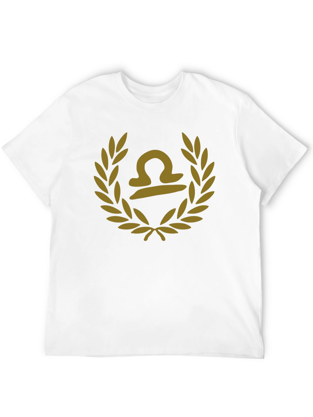 Libra Zodiac Sign Black T-Shirt