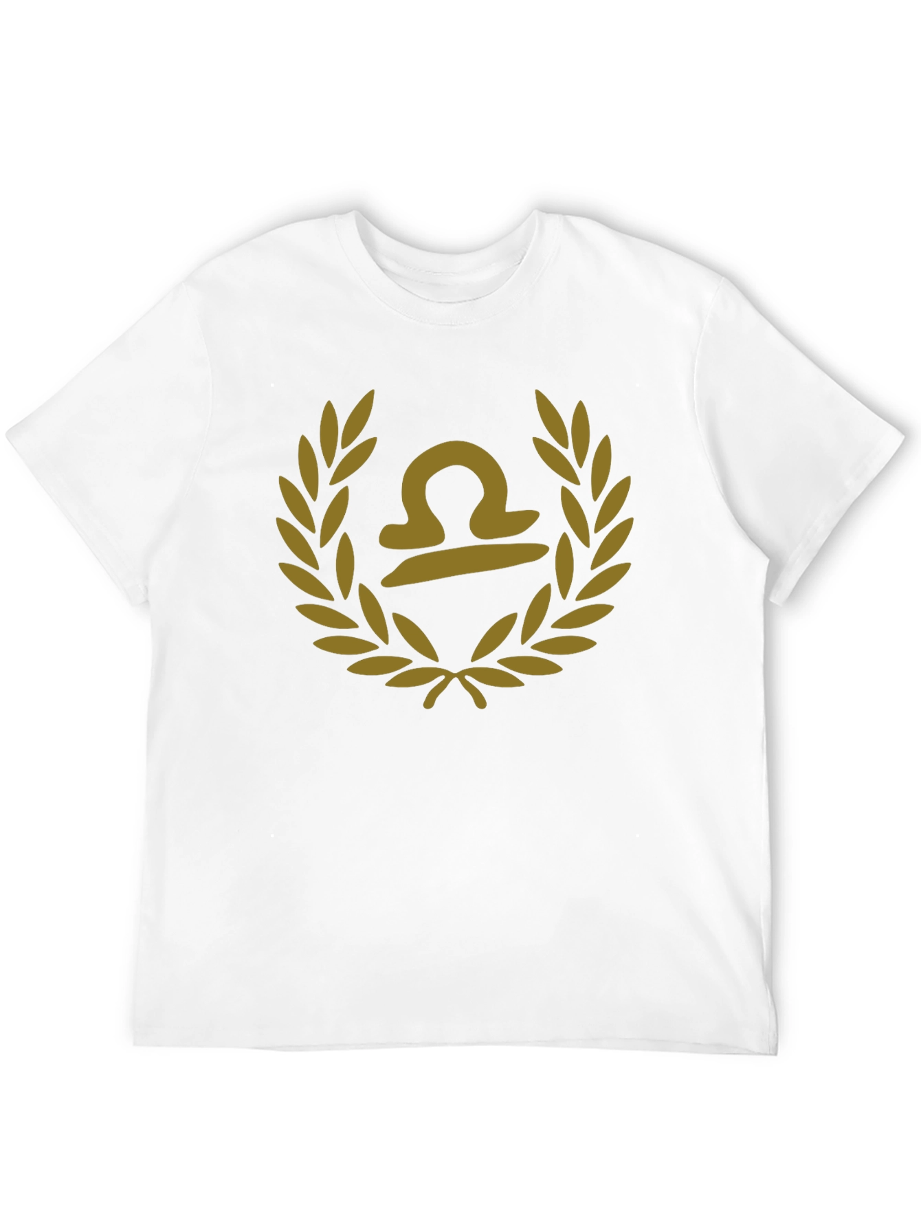 Libra Zodiac Sign Black T-Shirt