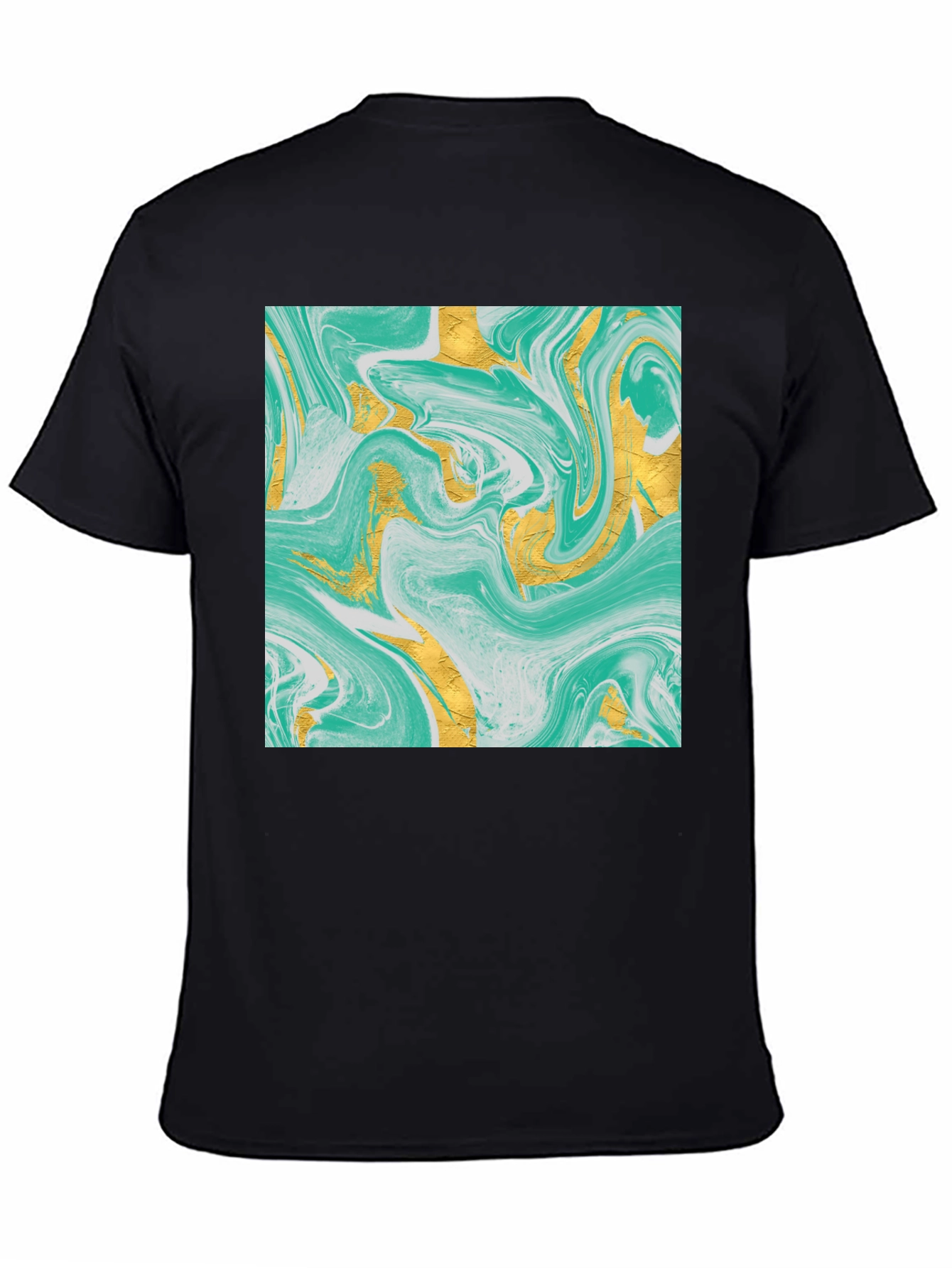 Abstract Art Black T-Shirt