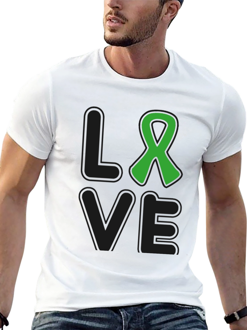 Love Ribbon Awareness Graphic Tee