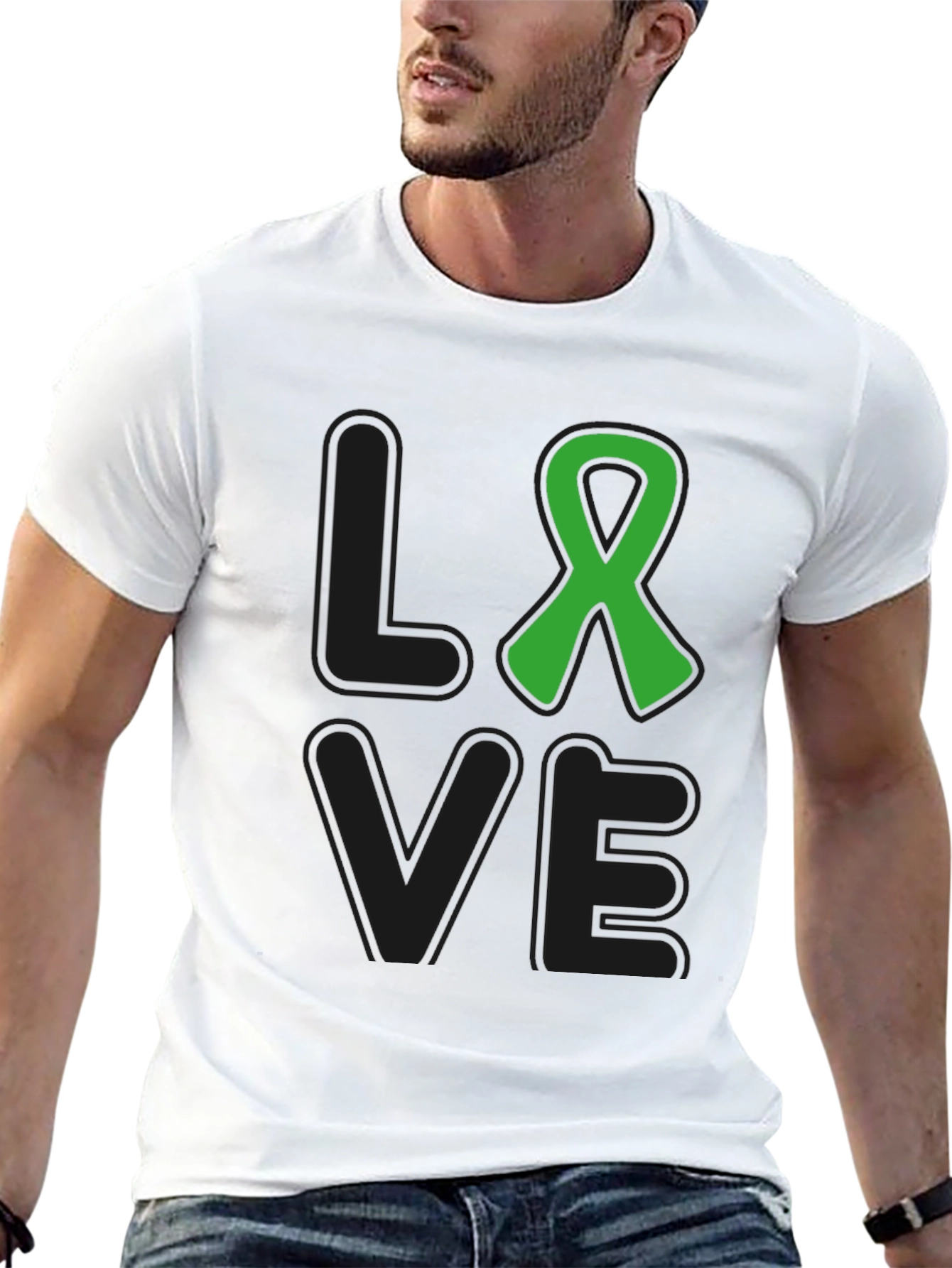 Love Ribbon Awareness Graphic Tee