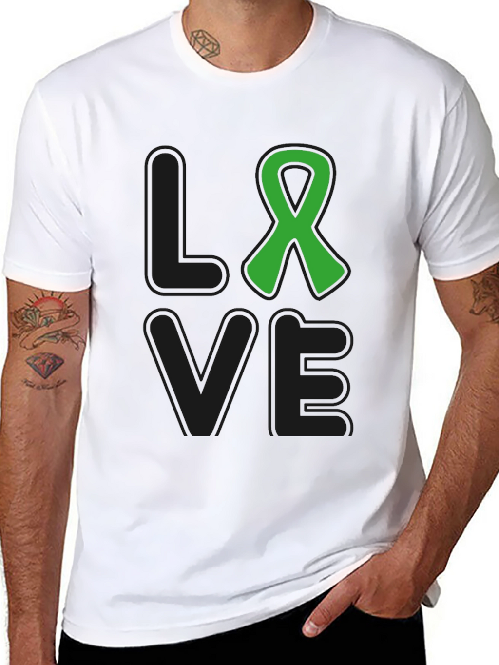 Love Ribbon Awareness Graphic Tee