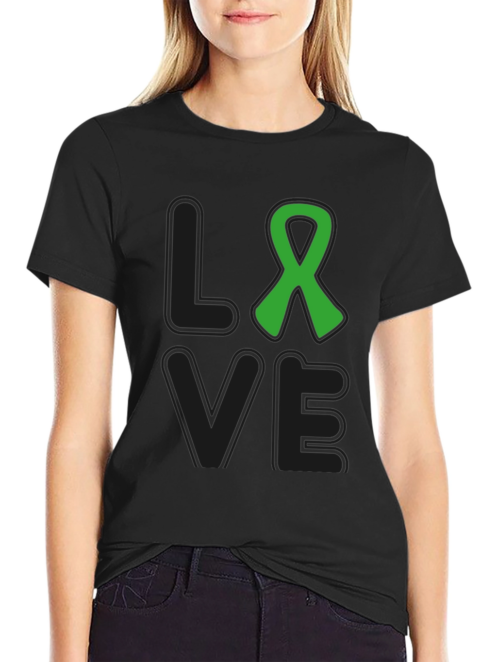 Love Ribbon Awareness Graphic Tee
