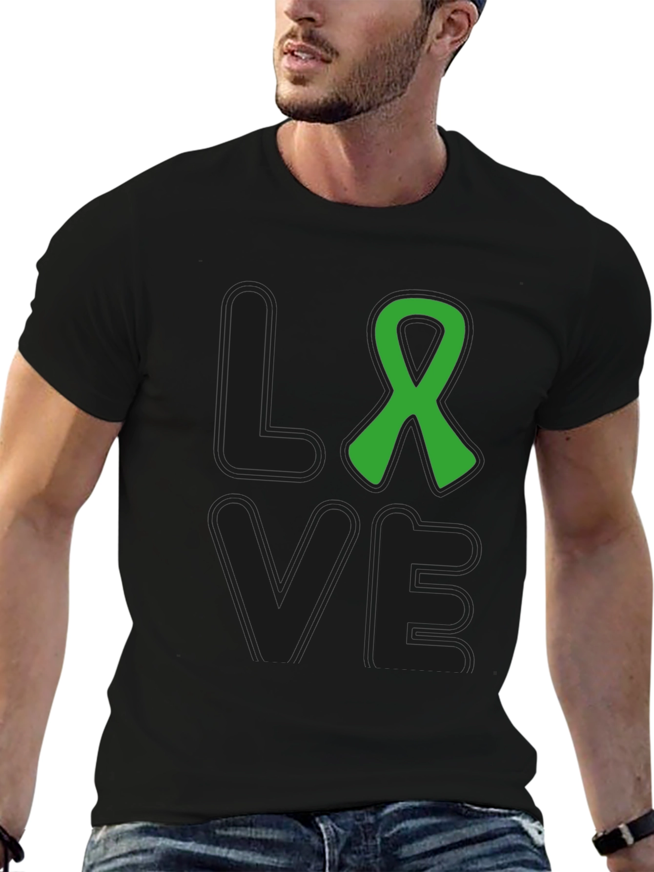 Love Ribbon Awareness Graphic Tee