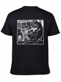 Archer vs. Bear Graphic T-Shirt - Black