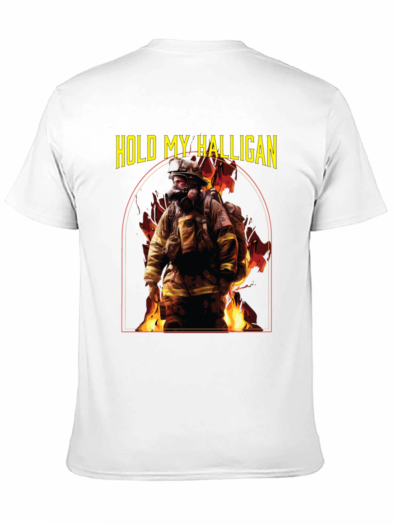 Hold My Halligan Firefighter T-Shirt