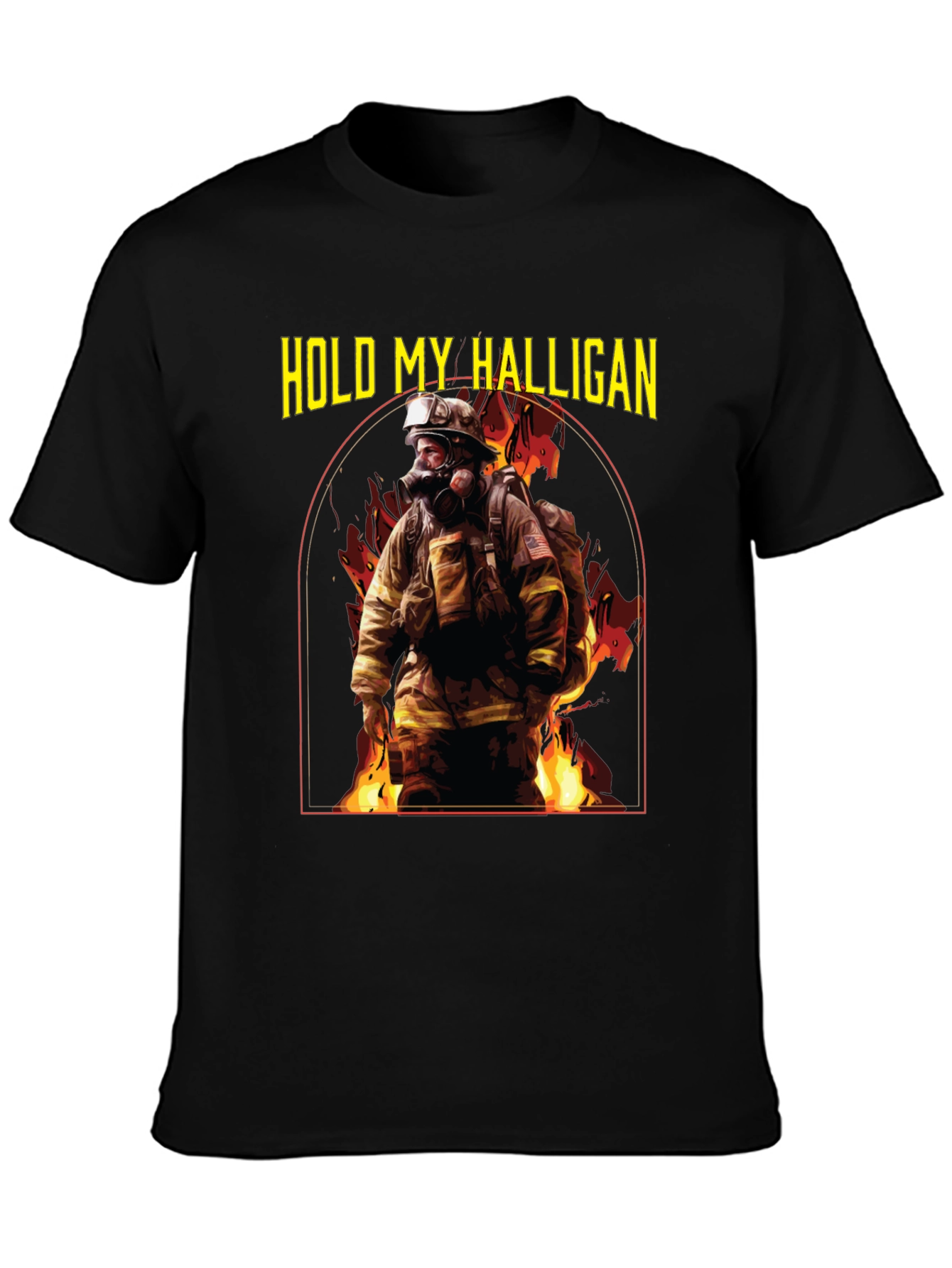 Hold My Halligan Firefighter T-Shirt