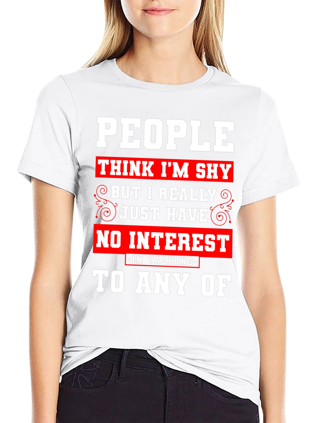 Introvert Statement T-Shirt - No Interest