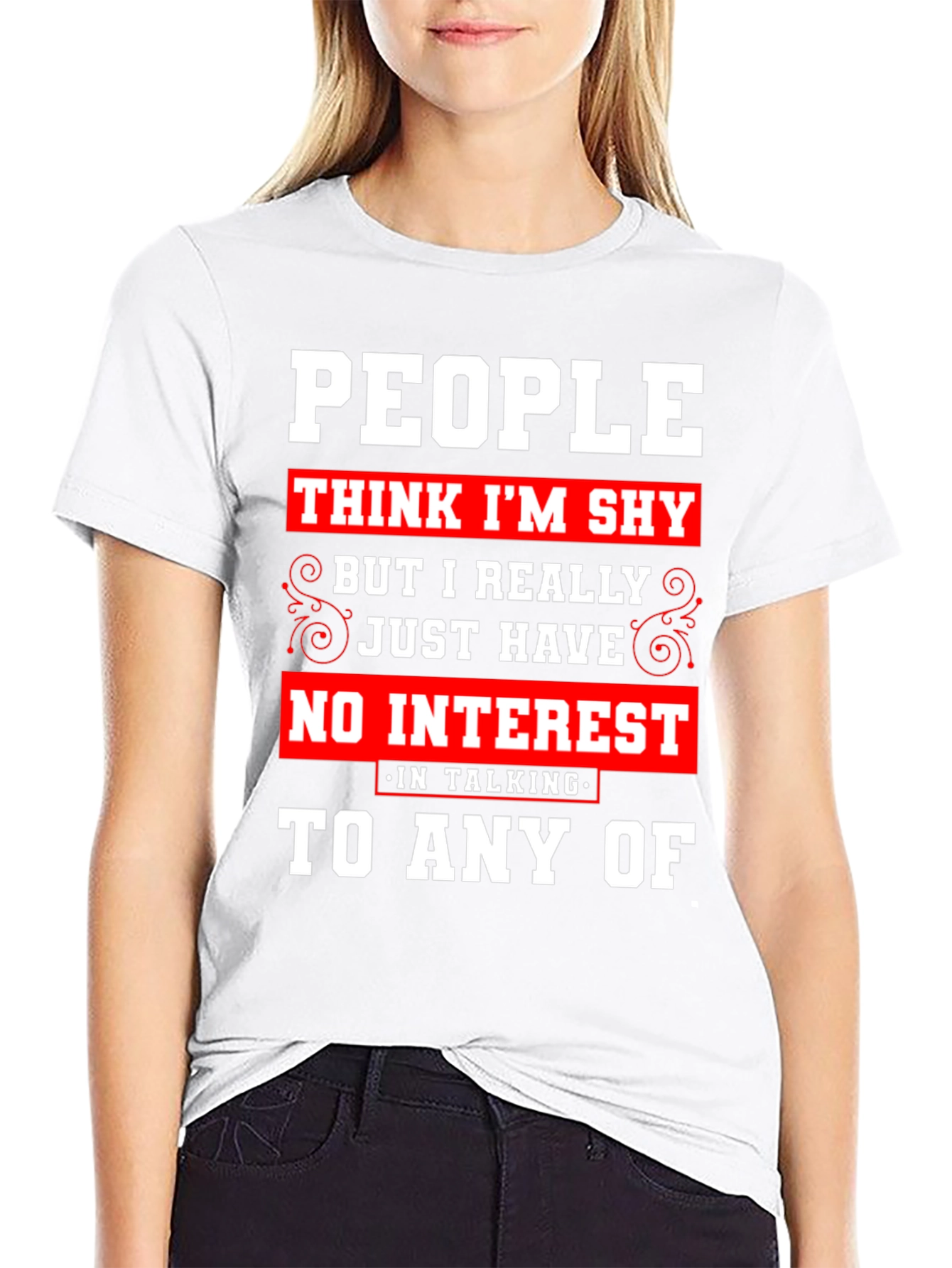 Introvert Statement T-Shirt - No Interest