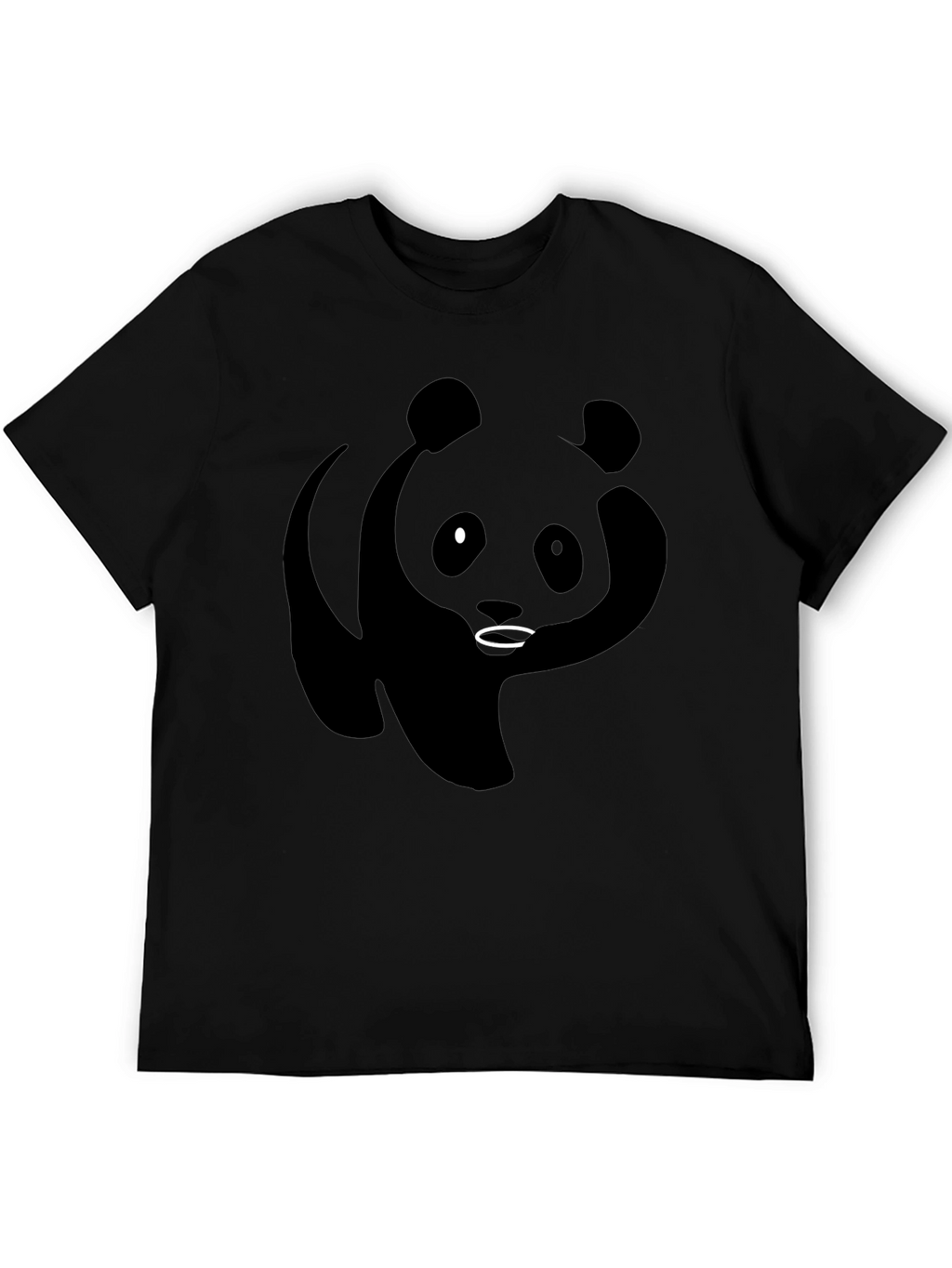 Black Panda Graphic T-Shirt