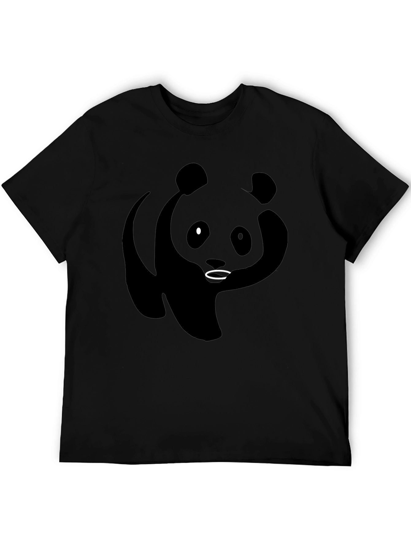 Black Panda Graphic T-Shirt