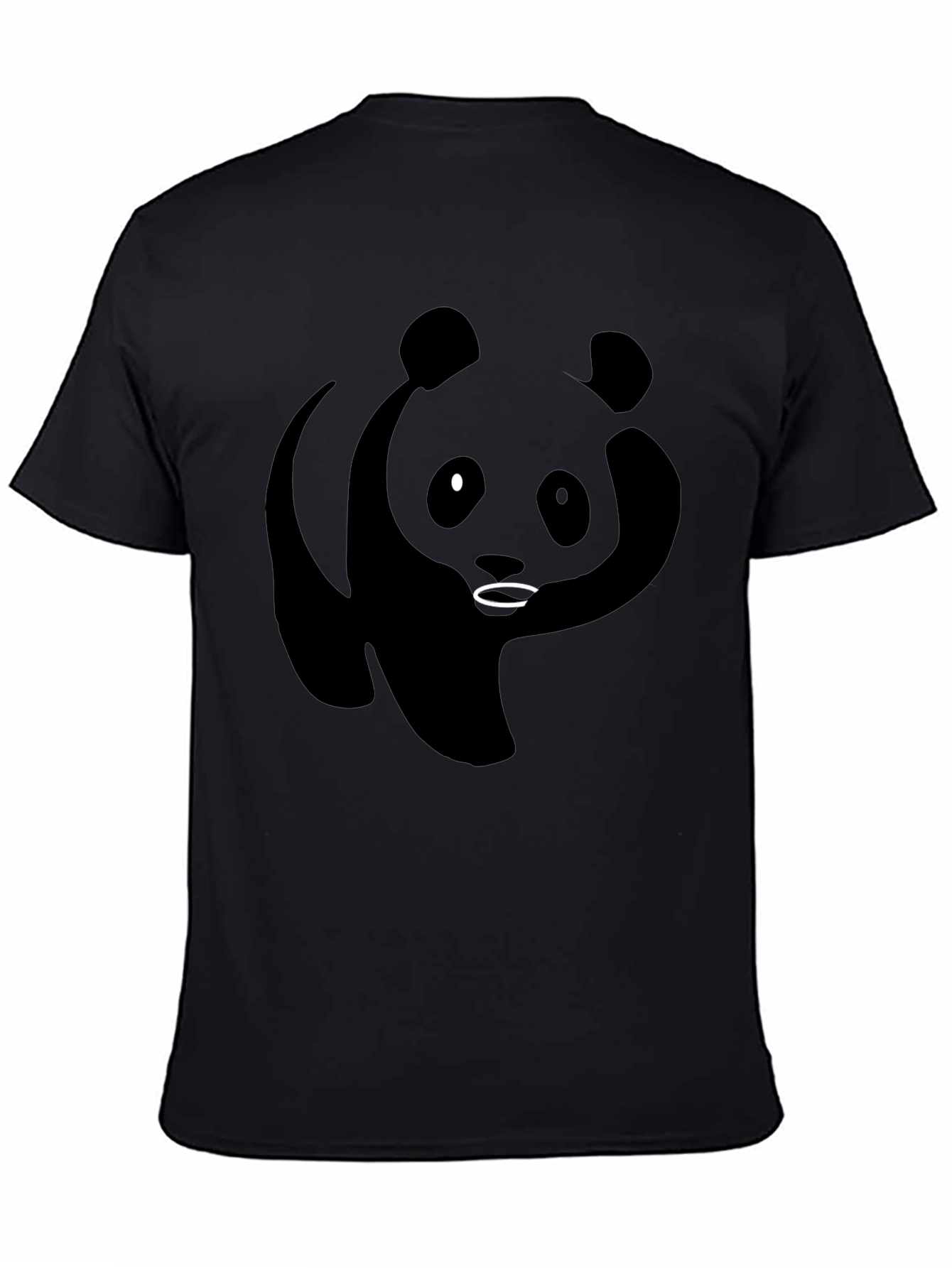 Black Panda Graphic T-Shirt