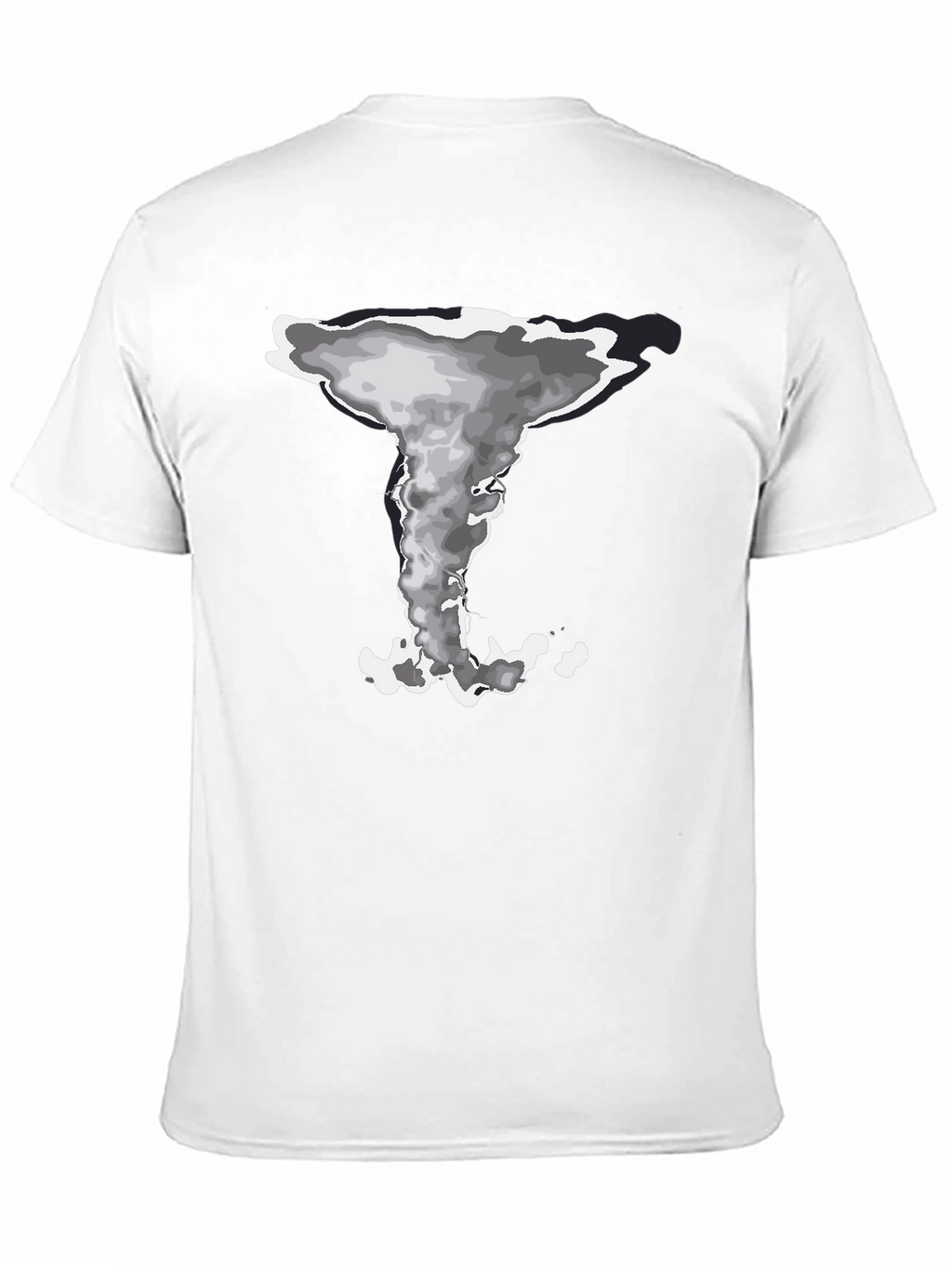 Mushroom Cloud Graphic Tee - Stylish Black Cotton T-Shirt