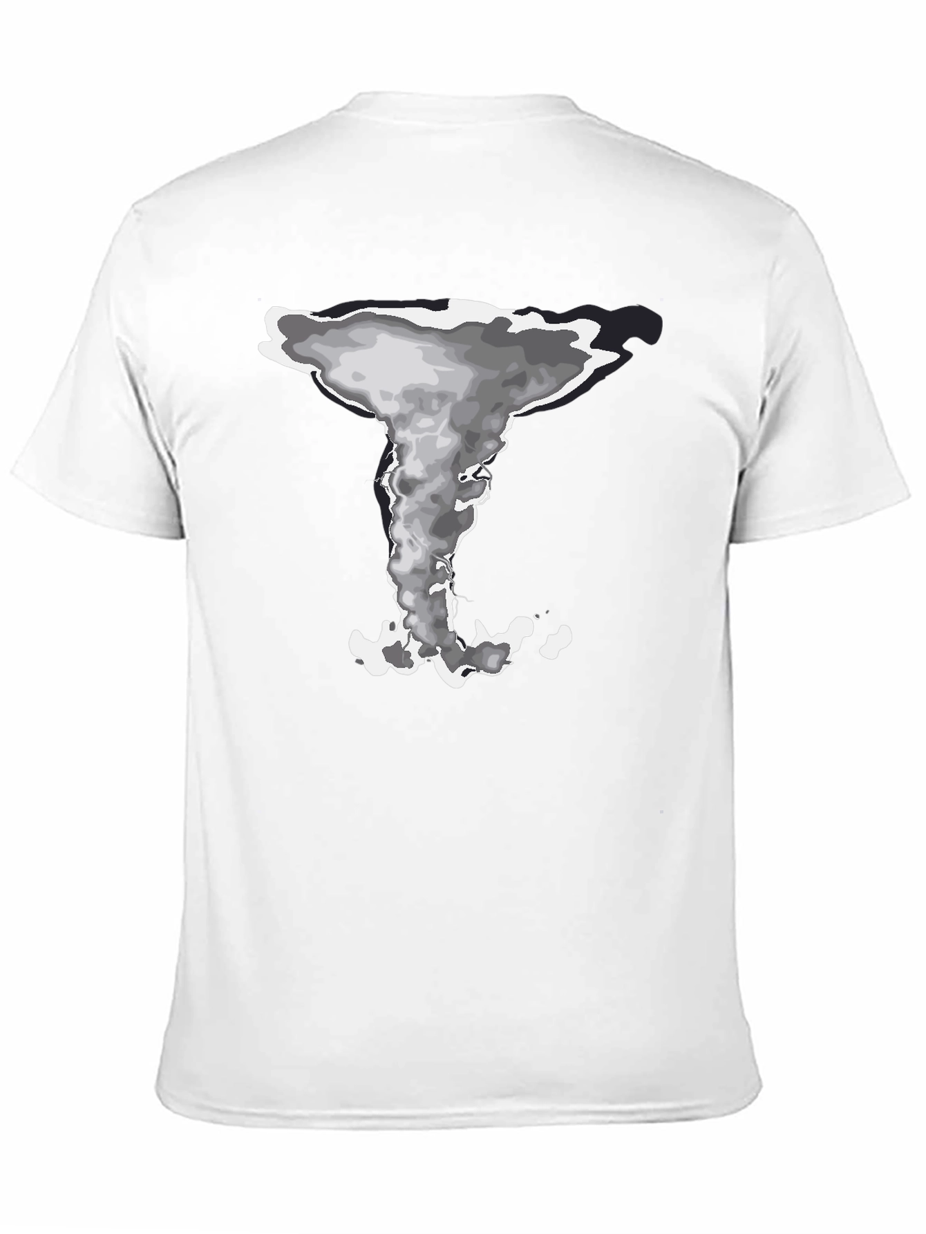 Mushroom Cloud Graphic Tee - Stylish Black Cotton T-Shirt