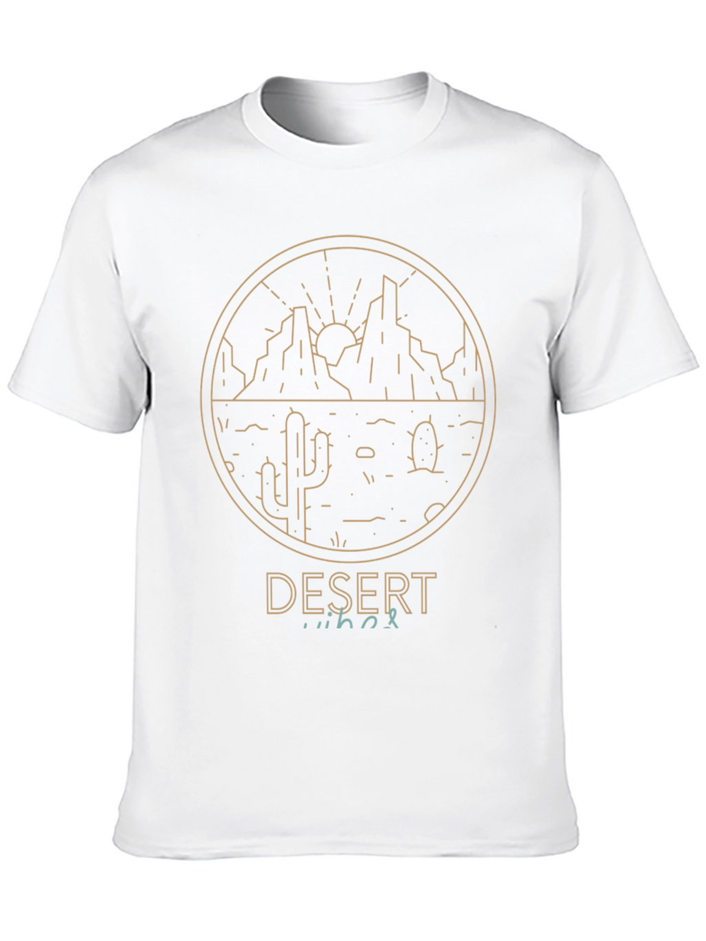 Desert Vibes Graphic Tee - Mens Black T-Shirt