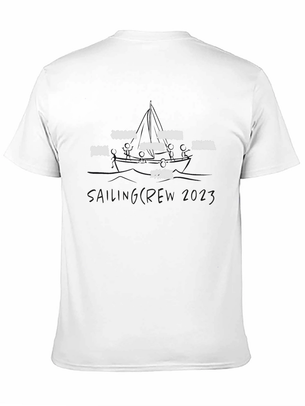 Sailing Crew 2023 Black T-Shirt