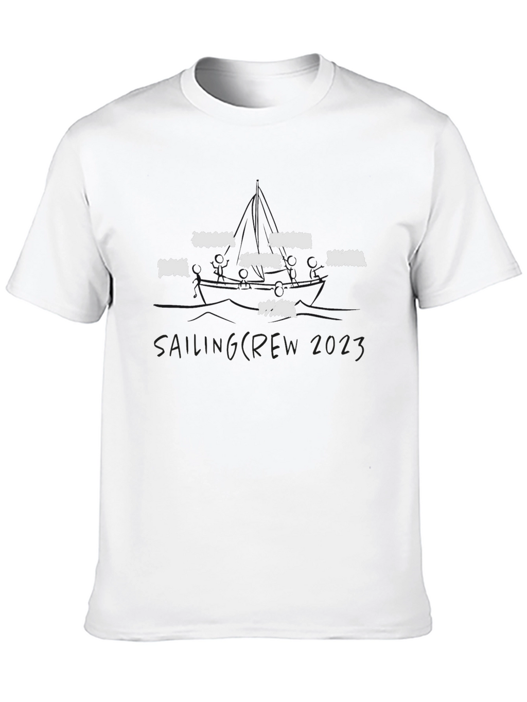 Sailing Crew 2023 Black T-Shirt