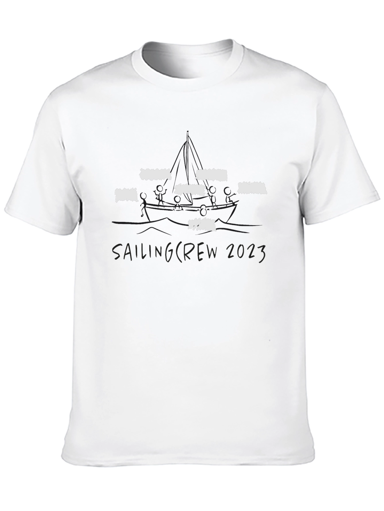 Sailing Crew 2023 Black T-Shirt