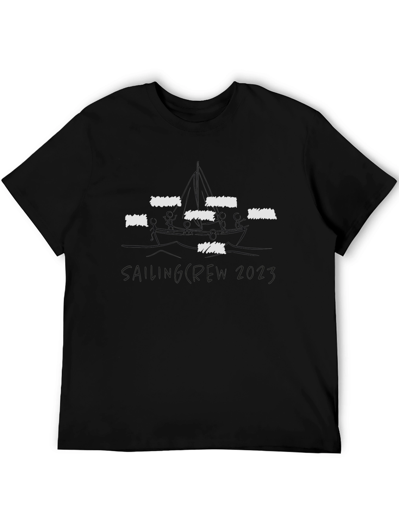 Sailing Crew 2023 Black T-Shirt