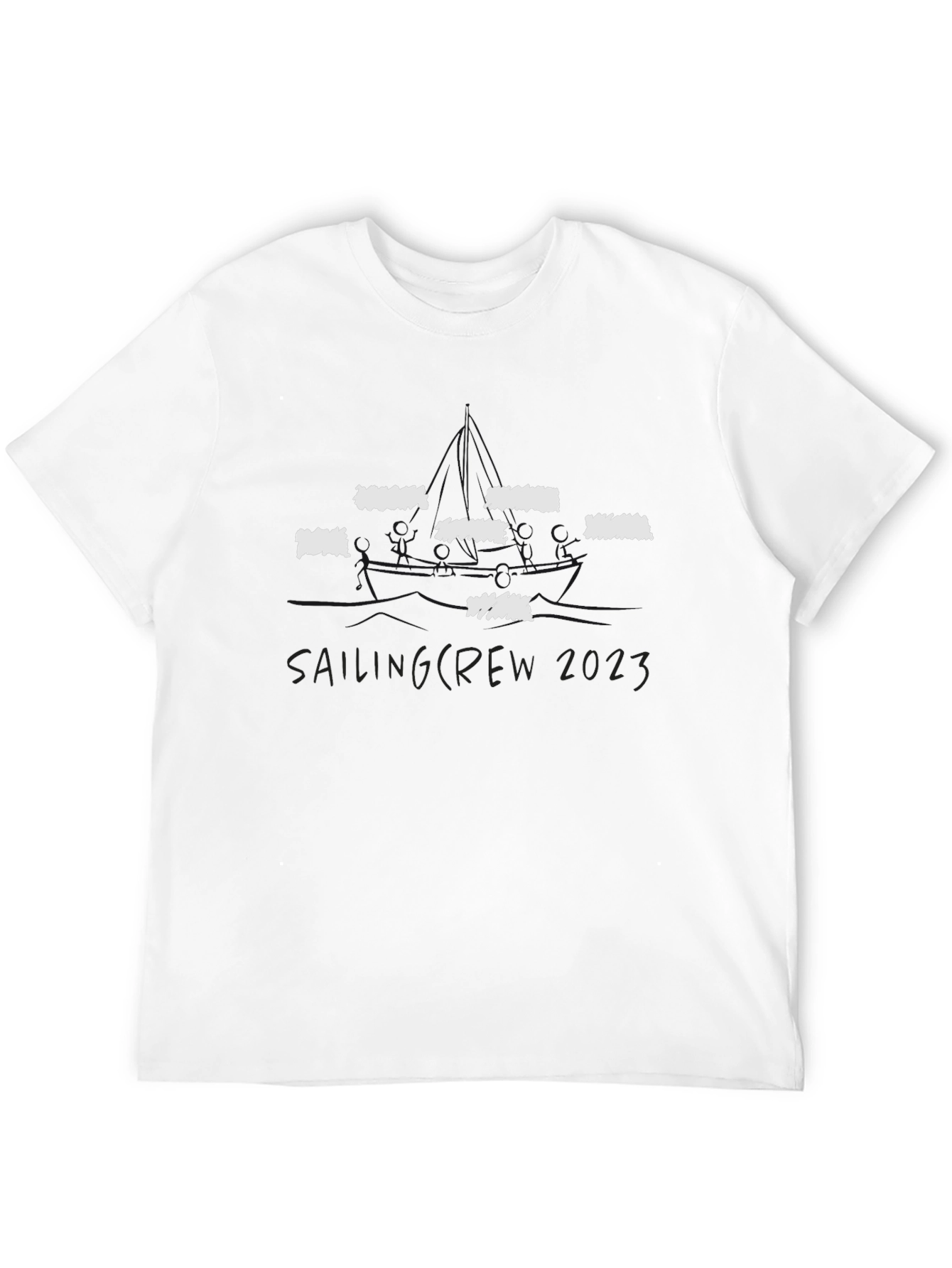 Sailing Crew 2023 Black T-Shirt
