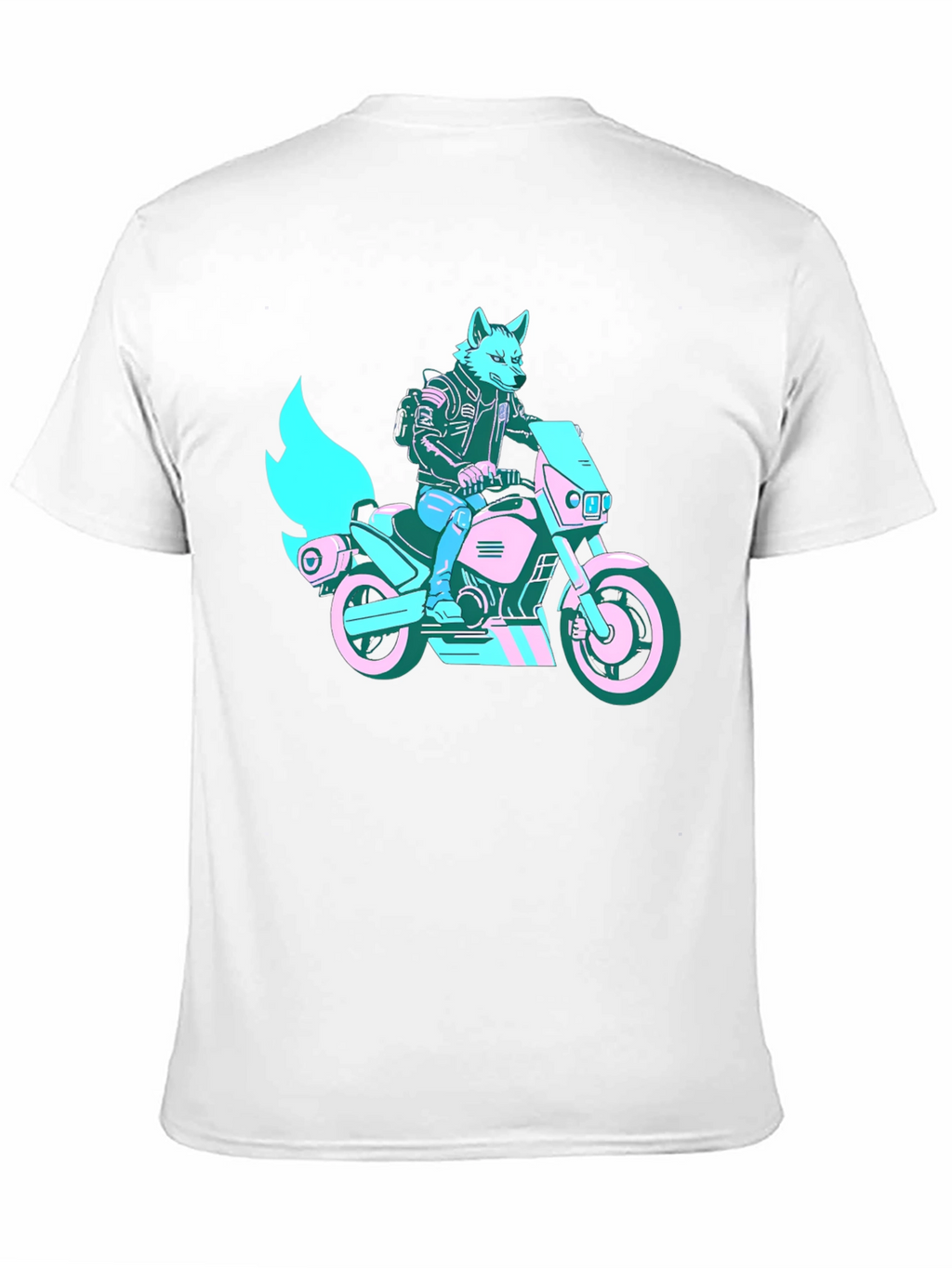 Motorcycle Fox T-Shirt - Stylish Graphic Tee