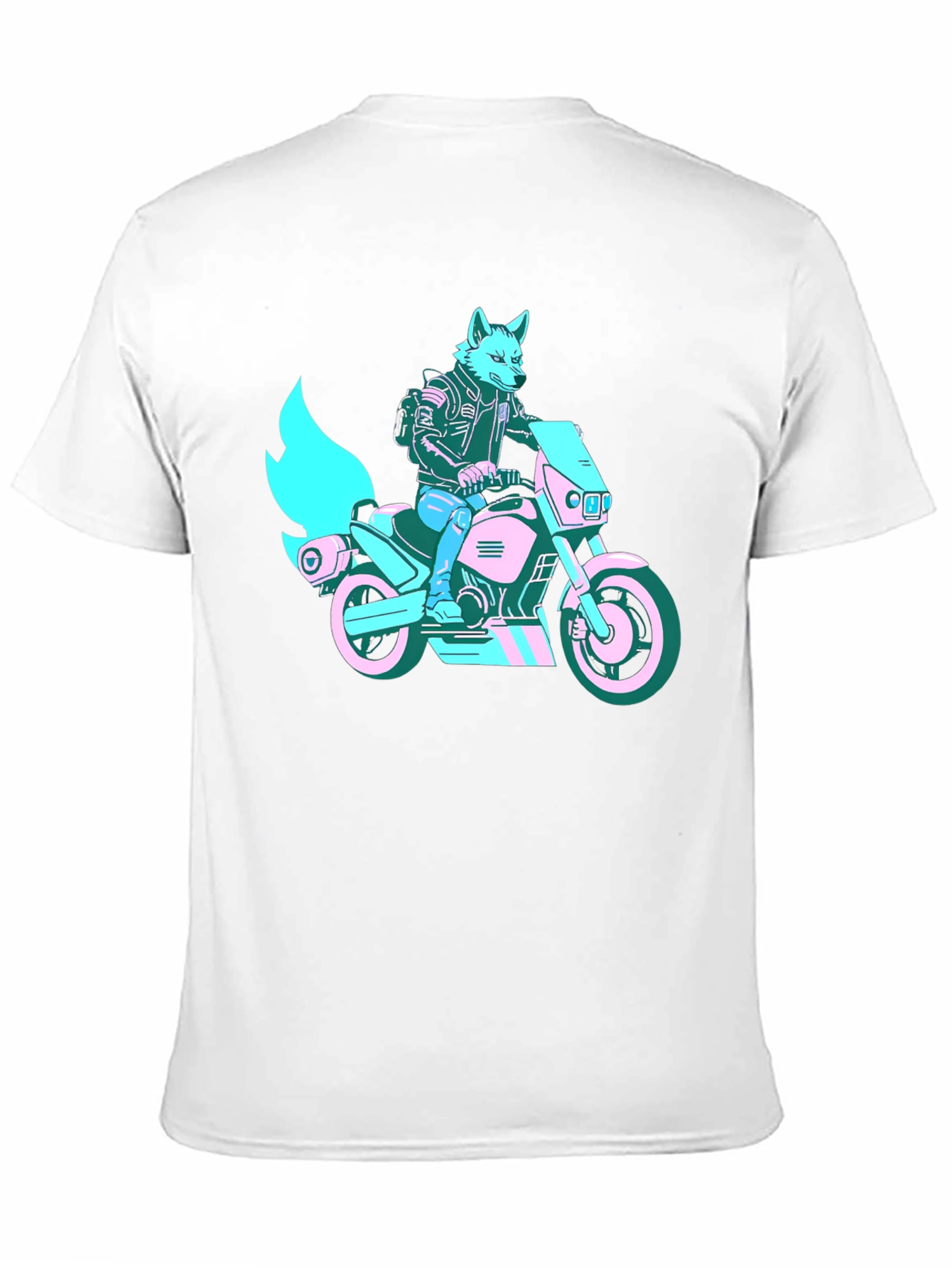 Motorcycle Fox T-Shirt - Stylish Graphic Tee