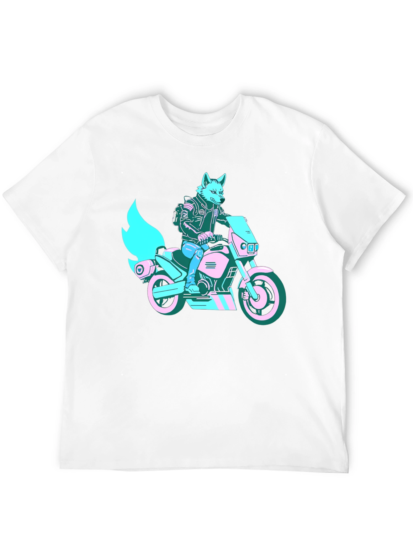 Motorcycle Fox T-Shirt - Stylish Graphic Tee