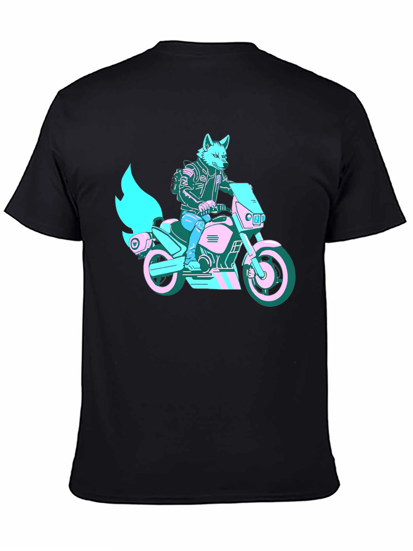 Motorcycle Fox T-Shirt - Stylish Graphic Tee