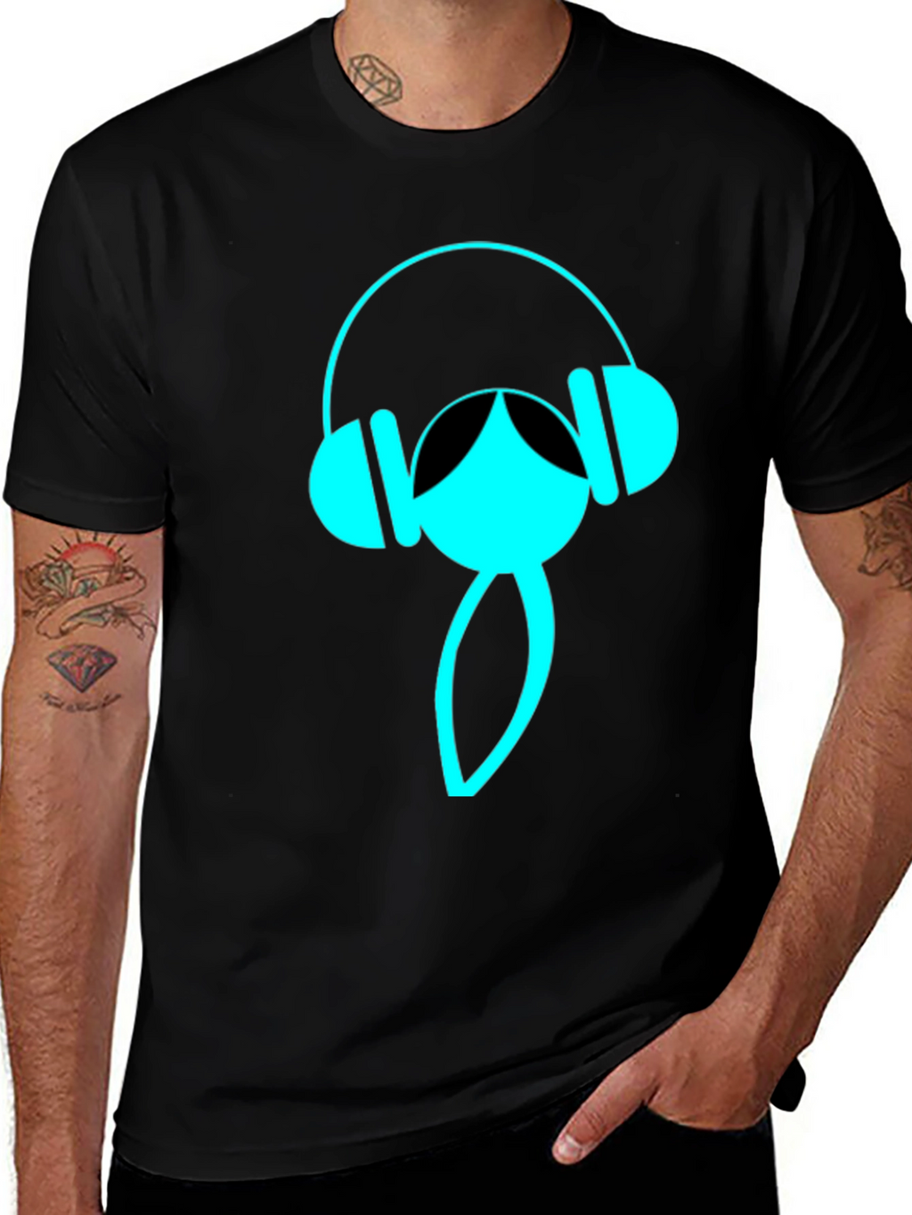 Stylish Graphic Tee - Music Lover Edition