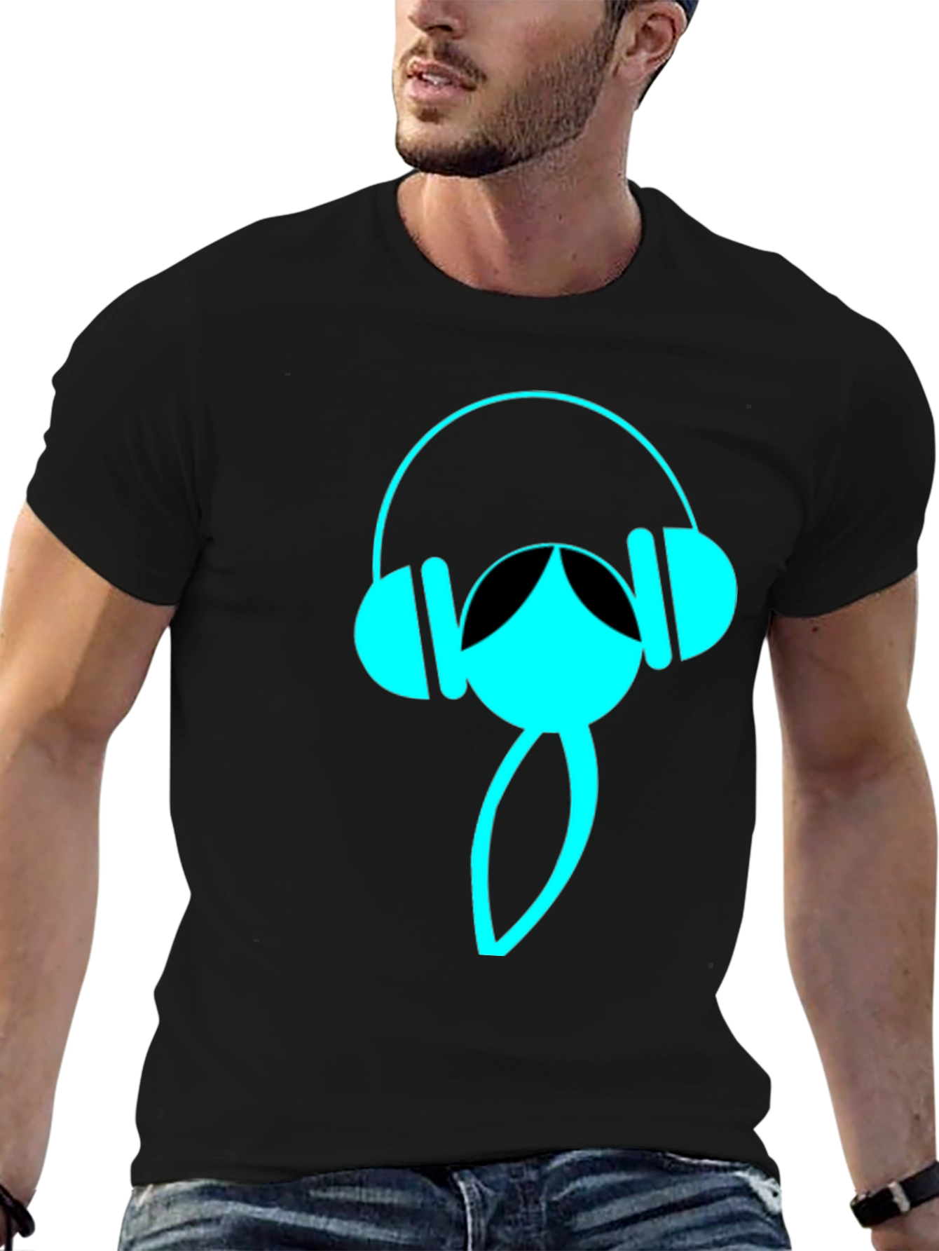 Stylish Graphic Tee - Music Lover Edition
