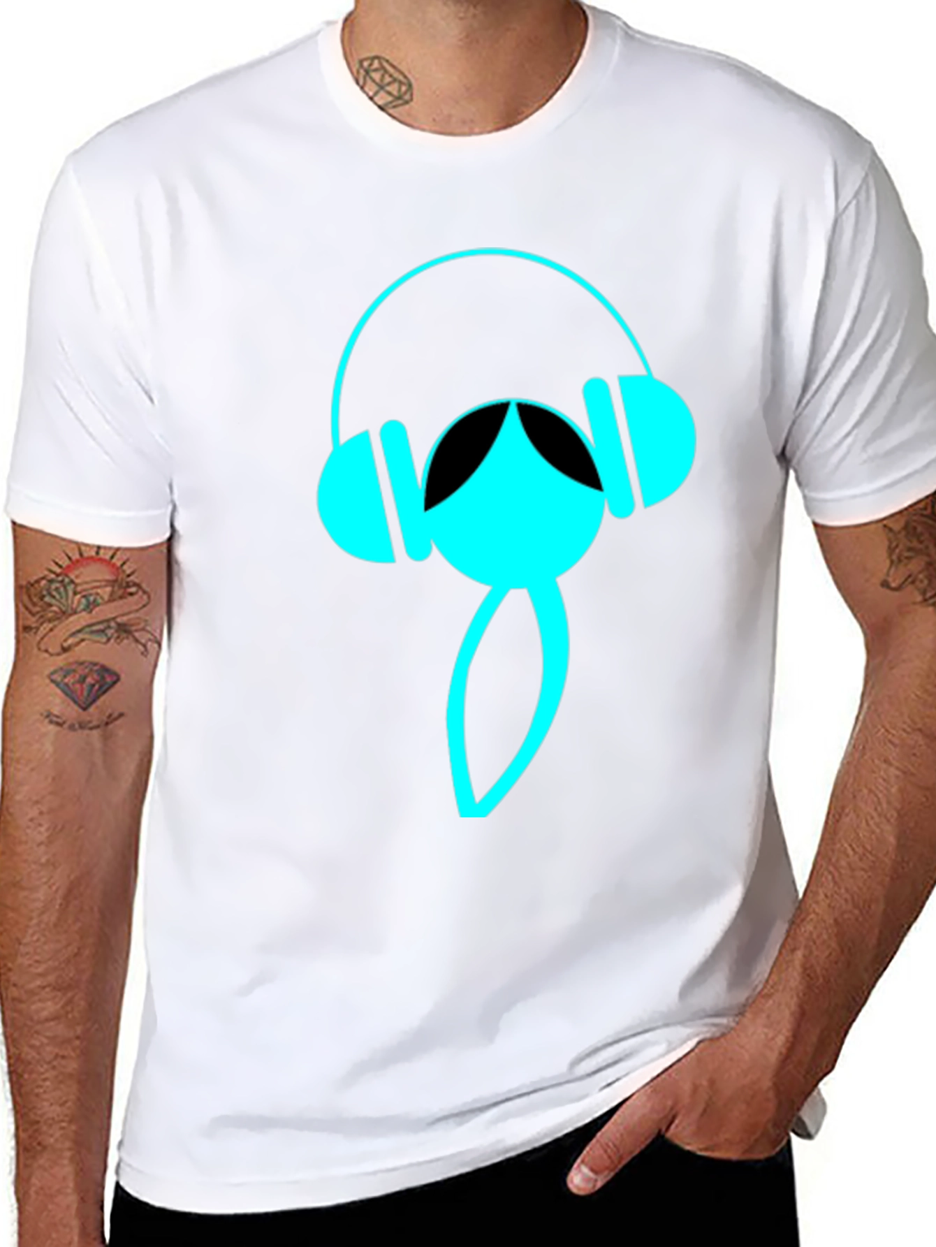 Stylish Graphic Tee - Music Lover Edition