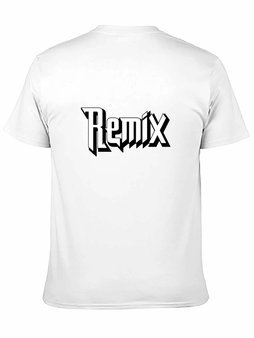 Remix Graphic Black T-Shirt - Casual Style