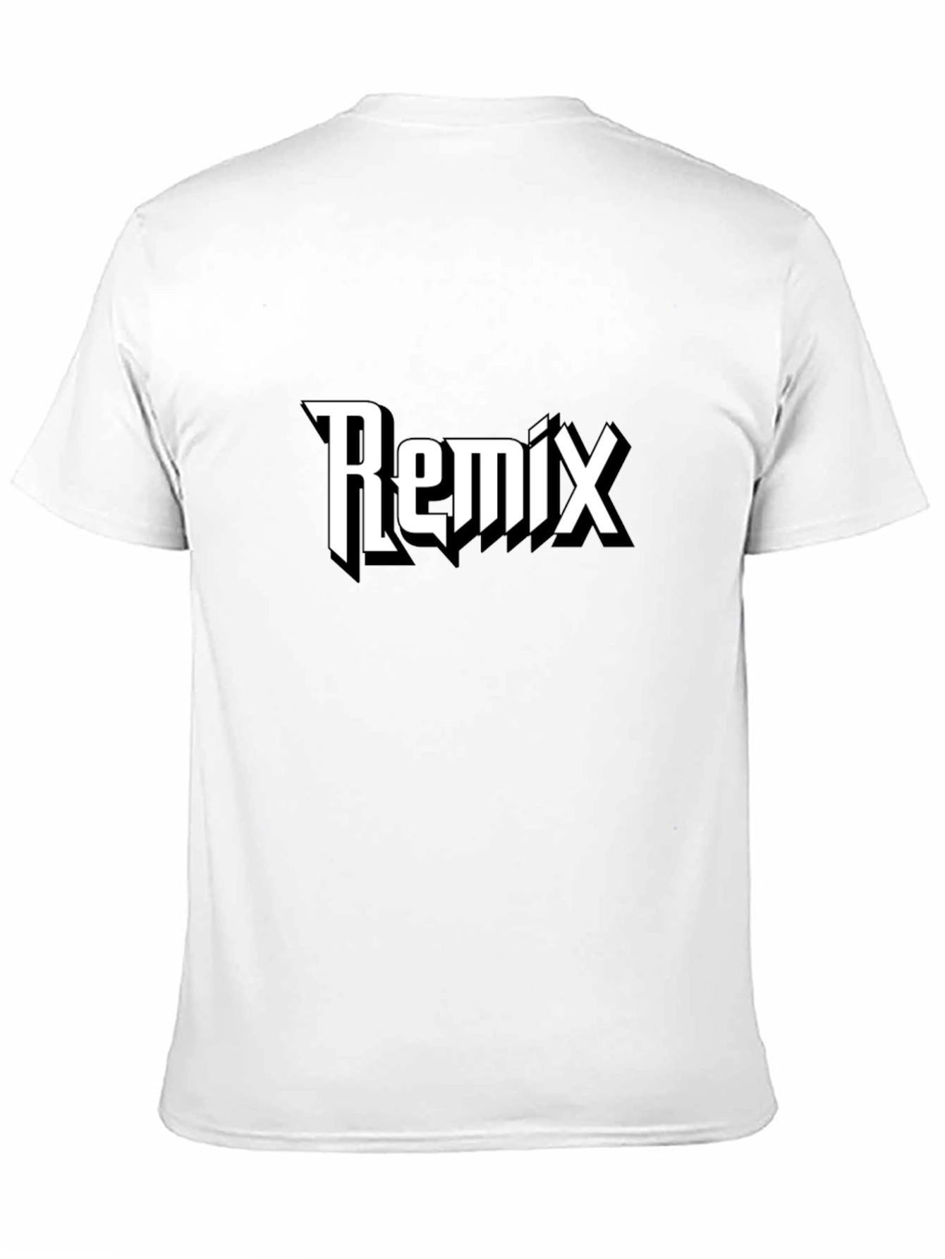 Remix Graphic Black T-Shirt - Casual Style