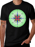 Compass Rose Graphic T-Shirt Navigation Style