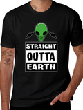 Straight Outta Earth Alien T-Shirt