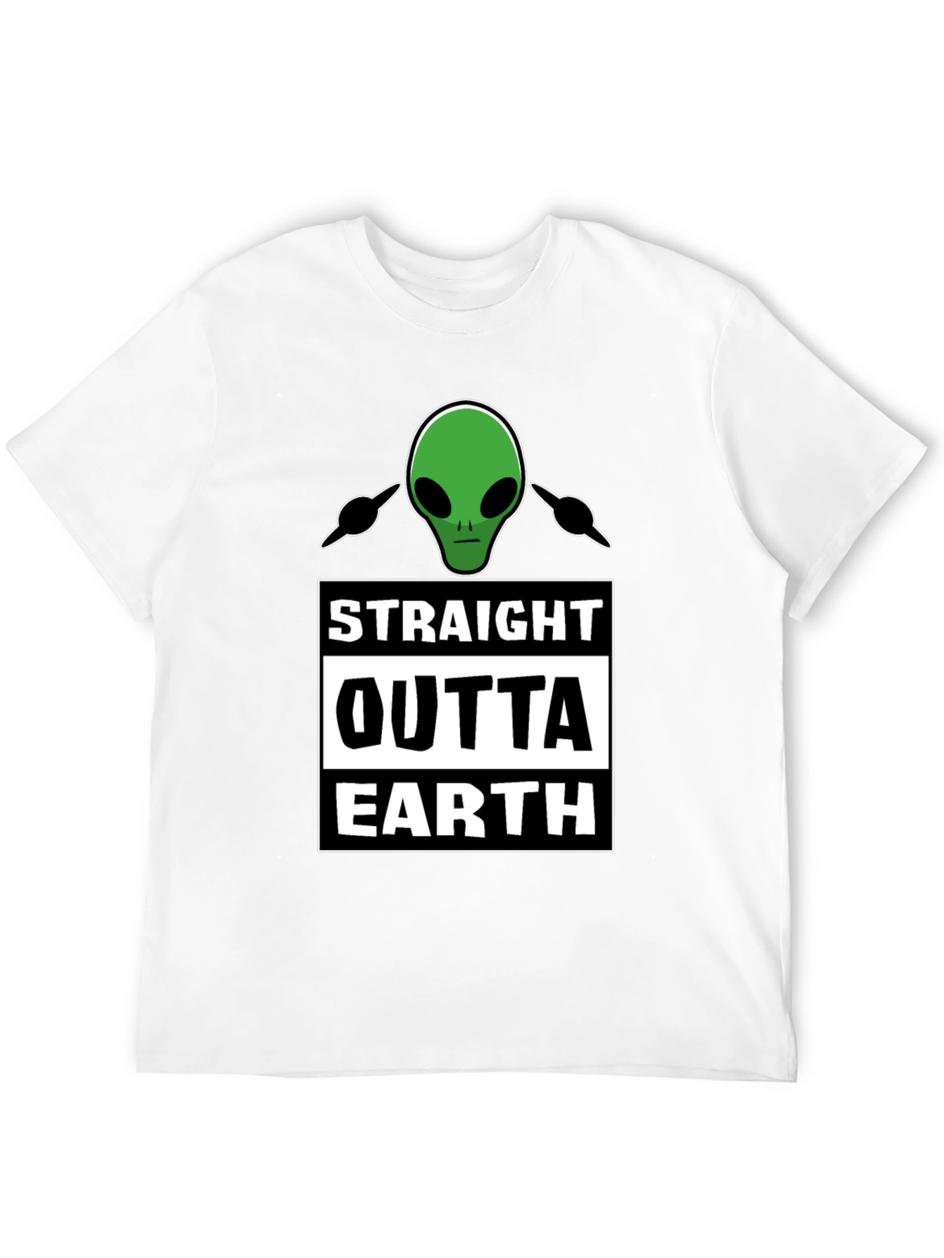 Straight Outta Earth Alien T-Shirt