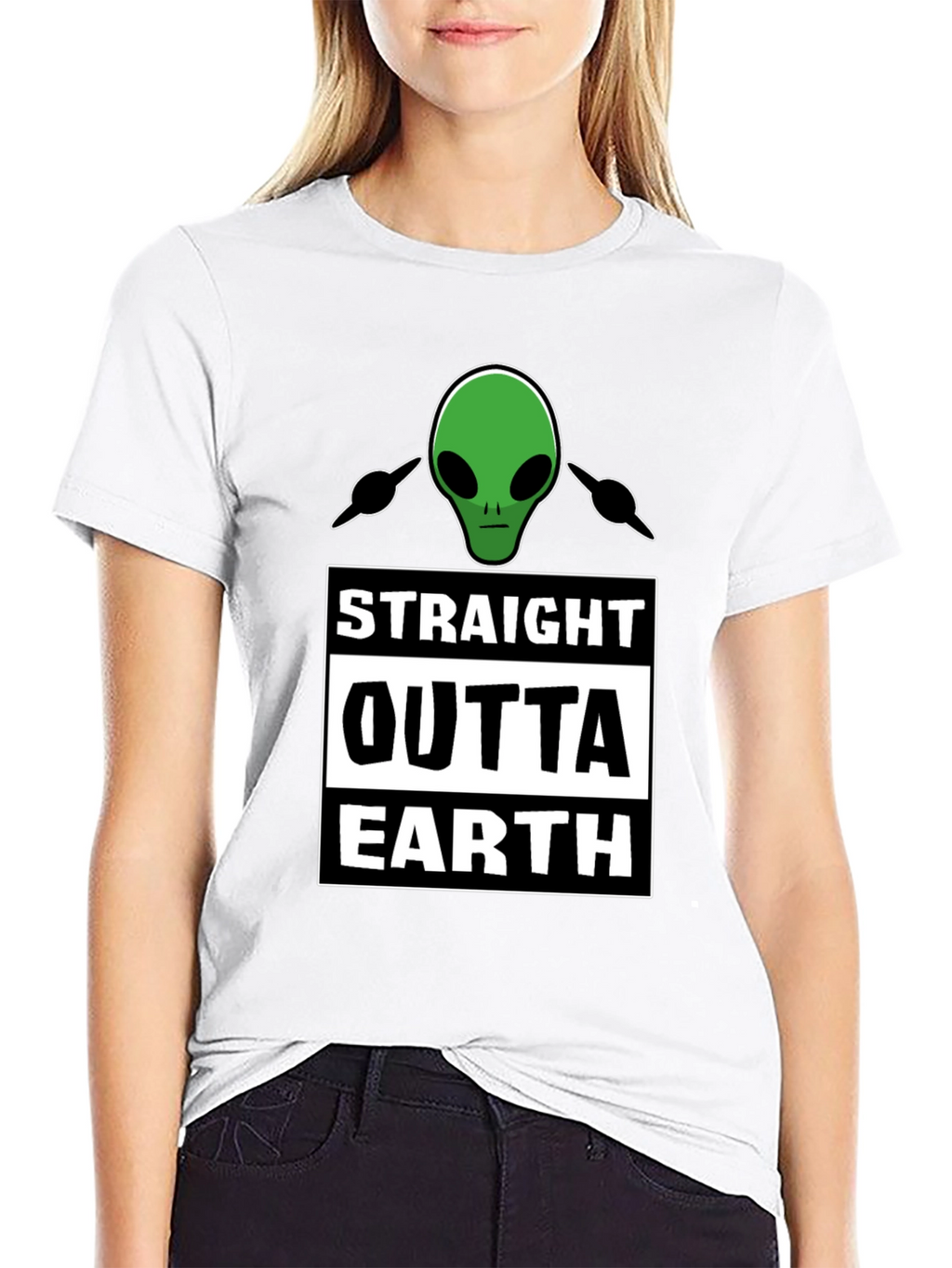 Straight Outta Earth Alien T-Shirt