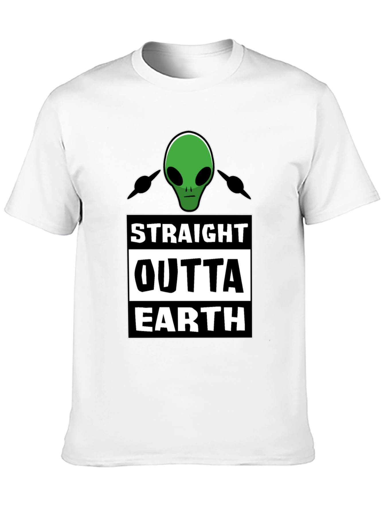 Straight Outta Earth Alien T-Shirt