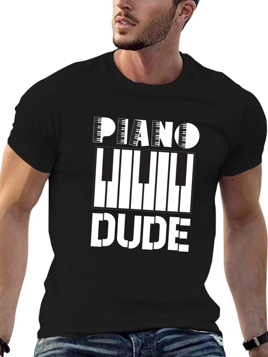 Piano Dude Graphic T-Shirt